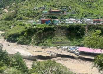 रसुवामा बाढीबाट पुगेको क्षतिको विवरण संकलन गर्न समिति गठन