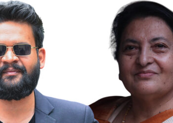 पूर्वराष्ट्रपति भण्डारी र मेयर बालेनबीच भेटवार्ता