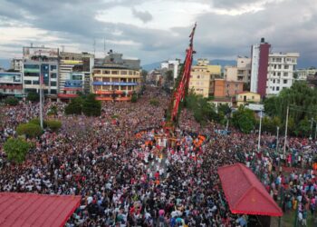 देवराज इन्द्रको पूजा आराधना गर्दै परम्परागत इन्द्रजात्रा सुरु