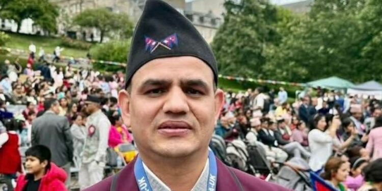 General Secretary candidate Diwakar Pandey