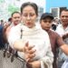 Actress Manisha Koirala Visits Banasthali to Sign Petition in Support of Rabi Lamichhane
